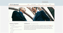 Desktop Screenshot of oemdental.com